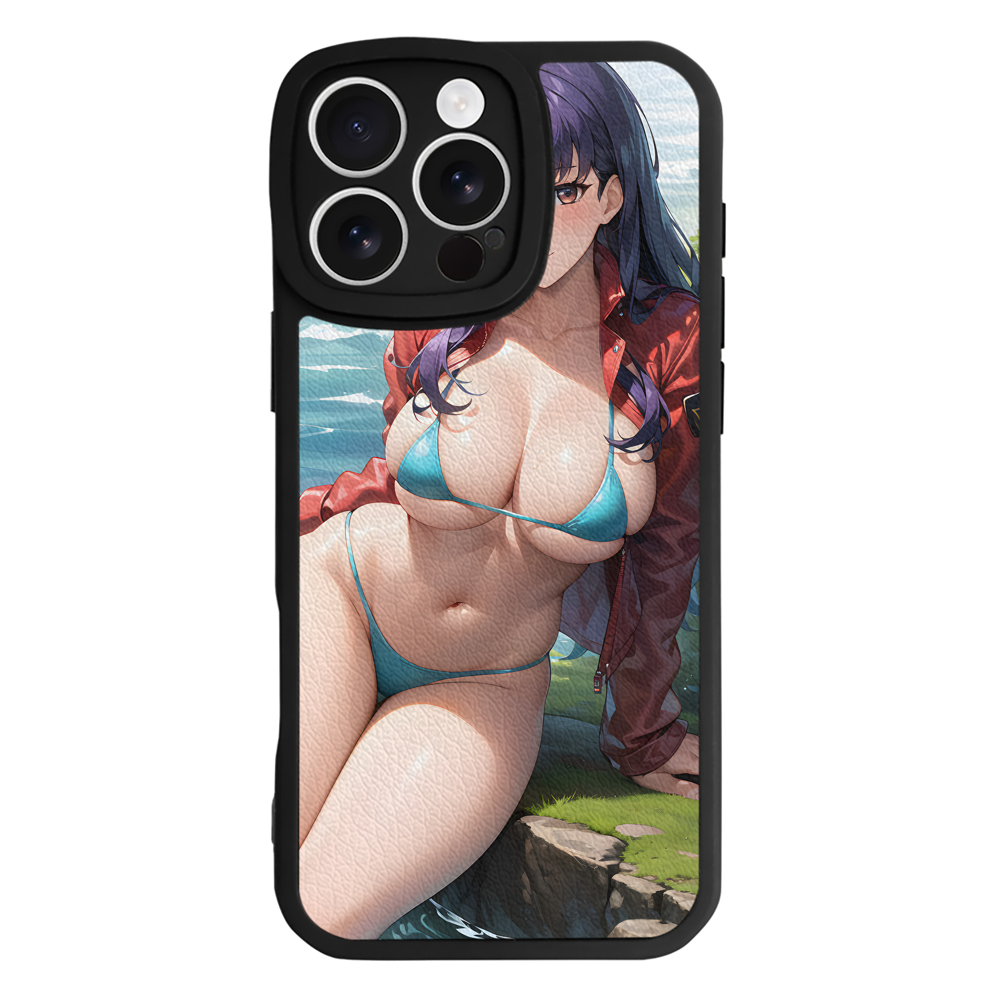 （画像用） EVA 新世紀エヴァンゲリオン 【iPhone 16シリーズ対応】シリコンスマホケース（レザー調） 材質：シリコン